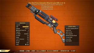 Two Shot Ultracite Laser Rifle (+25% Weapon Speed, +15% Reload Speed) - image