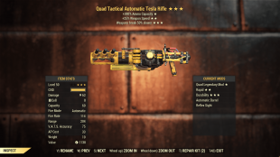 ⭐[PC] [Q2550dur] Quad Tesla Rifle (25% faster fire rate・Breaks 50% slower)⭐ - image