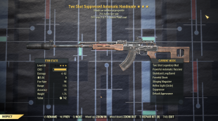 Bloodied 25% Faster Fire Rate Handmade + 25% less VATS - image