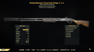 [PC] Bloodied Explosive Pump Action Shotgun (25% less VATS AP cost) - image