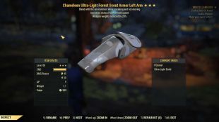 Chameleon Weapon Weight Reduction Forest Scout Armor Set (5/5 FULL AP REFRESH) - image