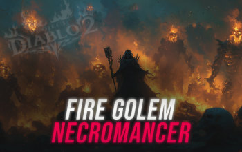 [S13] Fire Golem Necromancer Build – Project Diablo 2 (PD2 Guide)