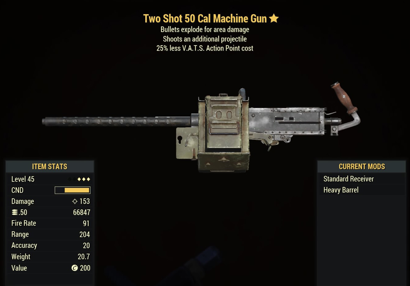 Fallout 4 50 cal machine gun фото 21