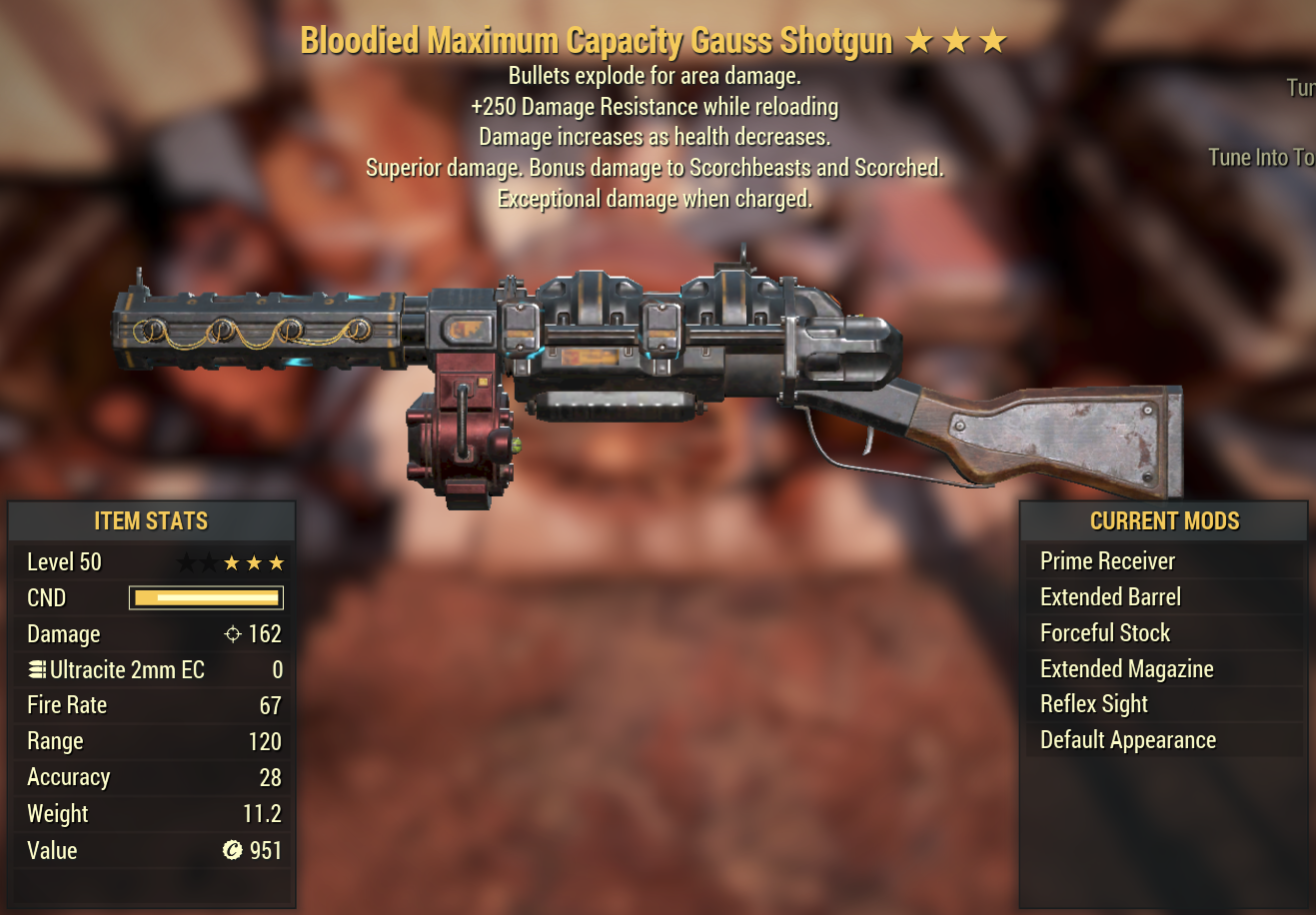 [PRICE DISCUSSED] Gauss Shotgun - Bloodied / Explosive Bullets / 250 ...