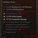 S9-- 3GA Ring+Willpower / Attack Speed / Overpower Damage