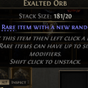 poe2 RUNES OF ALDUR 10x EXALTED ORB AUGMENTS A RARE ITEM WITH A NEW RANDOM MODIFIER