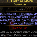 RISE OF THE ABYSSAL INVOKER MONK JEWEL 9% LIGHTNING DMG 13% DMG WITH QUARTERSTAVES 4% ATTACK SPEED