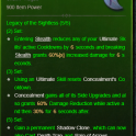Legacy of the Sightless (5/5) and +6 Charm Slo