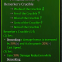 Barb crucible set (+3 Martial art skills/each)