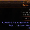 RISE OF THE ABYSSAL Undying Hate ULAMAN ROLLED Timeless Jewel NEW UNIQUE JEWEL