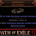 ⚜️  Ingenuity Utility Belt ⚜️  75%+ increased bonuses (non corrpt) (random) FAST