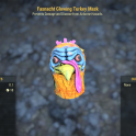 Fasnacht Glowing Turkey Mask