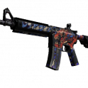 M4A4 | 龍王 (Dragon King) (Battle-Scarred)