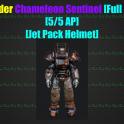 Raider Chameleon Sentinel [Full SeT] [5/5 AP][Jet Pack Helmet][Power Armor]
