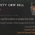 x1 Rusty Cow Bell | Piloting