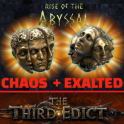 ⚜️Pack #2 :  500 Exalted + 500 chaos ★ Rise of the Abyssal ★ Instant ⚜️