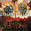 {MEGAPACK}: 100 Divine + 2000 exalted / POE 2 ⭐  Return of the Ancients Softcore / Instant