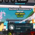 *FAST DELIVERY* Nuclearo dinosauro 67.5m/sec diamond