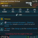 [LVL70] Virtue [tediore shooting, order rounds] (Order Pistol)