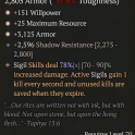 3GA Fleshwrit Carapace (78/90) GA Willpower GA Armor GA Maximum Resource 2596 shadow res