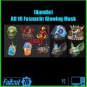 [Bundle] 10 Fasnacht Glowing Mask [Pig/Unicorn/Minotaur/Alien/Turkey/Robot/Blue Devil/Honey]