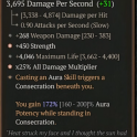 2GA Sundered Night (172/200) GA All Damage Multiplier/GA Strength/268 weapon dmg 4046 max life