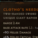 Clotho's Needle