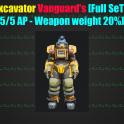 Excavator Vanguard's [Full SeT] [5/5 AP - Weapon weight 20%][Power Armor]