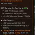 Legendary Polearm 1GA *363 Dexterity* 887 max life 100% crit dmg