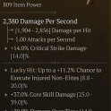 ANCESTRAL NECRO TWO HANDED SWORD 2380 dps LVL 60 CORE SKILL DMG INTELLIGENCE EXECUTE DOT