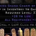 Grand Charm - +28 Life +15 All Res