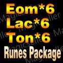(S10)6x Eom, 6x Lac, 6x Ton (Harlequin Crest Runes Package)