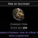 x1 Orb of Alchemy | Orb Alchemy |Season softcore