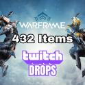 Warframe Twitch Drops - 432 Items - Fast Delivery