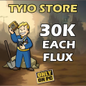 30k EACH FLUX (cobalt -fluorescent- violet-crimson- yellowcake )