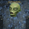 Fasnacht Glowing Alien Mask