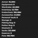 ⚡ HYPIXEL SKYBLOCK ISLAND / PROFILE WITH NETWORTH 510M ALL UNSOULBOUND  | 0% BAN RISK ⚡