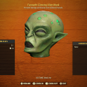Fasnacht Glowing Alien Mask