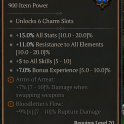 S15 - Annihilus Unique Horadric Seal - 6 Charm Slots, random affixes & random set bonuses