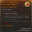 S15-SC | Seal 6 Slot For Spiritborn +9,5% Crit Strike Chance + 10% Jaguar Skill Dmg (MAX)