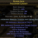 FALCONER'S JACKET CHEST 33 SPIRIT 592 EVASION + 224 ES 178 LIFE 33 DEX 33 FIRE 36 LIGHT DEADEYE