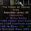 ** GG Perfect Roll Stone of Jordan with 10% FCR Corruption ** Season 13 PD2 Sc