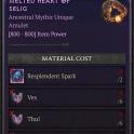 x1 Mythic Unique Item Melted Heart of Selig Melted Heart Selig