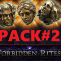 ⚜UBERPACK: 1000 Divine + 1000 Exalted  + 500 Chaos ⭐ Forbidden Rites ⭐ Instant ⚜️