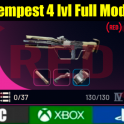 Tempest 4 lvl + Top Mods (Sliencer 3/Horizontal) Full durability 130] [PC/PS/XBOX]