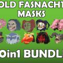 [XBOX] Old Rare Fasnacht Masks 10in1 Bundle (Loon/Fiend/Hag/Buffoon/Demon/Brahmin/Deathclaw/Raven..)