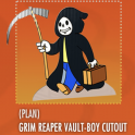 FO76 PS - GRIM REAPER CUT OUT PLAN - VERY RARE - CHEAPEST ON ODEALO