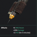 Psychotats [15 DMG Resist+25% Damage+3 PER (for 3 minutes)][AiD]