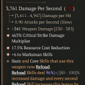 3GA Orphan Maker (96/100) GA +6 Marksman Skills GA Critical Strike Damage Multiplier GA Resource Cos