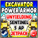 UNYIELDING EXCAVATOR POWER ARMOR SENTINEL with JETPACK 6/6AP [EXCAVATOR POWER ARMOR]